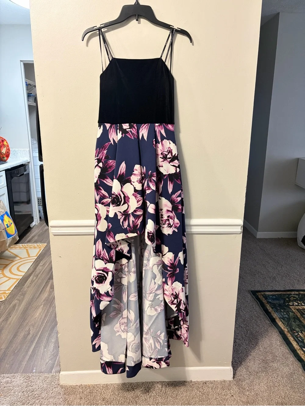 Speechless Floral High-Low Dress